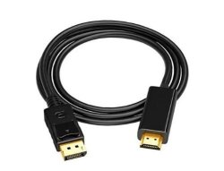 Generic Dp Male To HDMI Male Cable - 1.8M