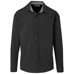 Mens Long Sleeve Warrington Shirt Black