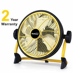 Deals on Geek Aire Rechargeable Outdoor High Velocity Floor Fan 10