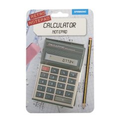 Spinning Hat Retro Notepad Calculator