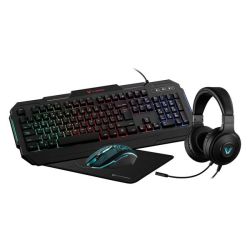 Volkano Vx Gaming Heracles Series 4-IN-1 Combo - Keyboard mouse pad headset