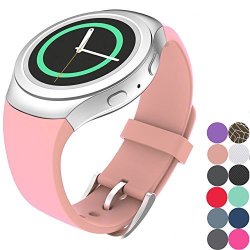 Cojerk Silicone Watch Band For Samsung Gear S2 - Vintage Rose