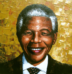 Elson Mandela Madiba Oil Painting
