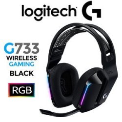Logitech G733 Wireless Gaming Headset Black