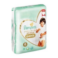 Pampers Premium Disposable Pants Size 6 Vp 36'S