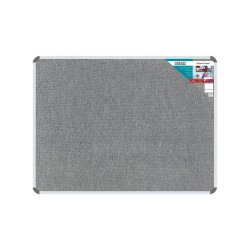 Bulletin Board Ribbed Aluminium Frame 1200X900MM - Laurel