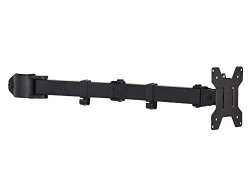 Vivo Black Fully Adjustable Single Monitor Arm For Desk Mount Stand Monitor Arm For One Screen Up To 27 PT-SD-AM01A