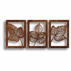 Very Leafy Raised Metal Wall Art - By Unexpected Worx
