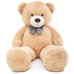 180CM Layla Huggable & Lovely Giant Teddy Bear Xtra Large Gift Light Brown