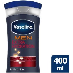 Vaseline MEN Moisturizing Body Lotion For Very Dry Skin Extra Hydration 400ML