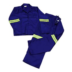 Pinnacle Welding & Safety Royal Blue Reflective Conti Suite Safety Overalls SIZE-46