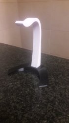 Swan 3D Printing Headphone Stand 2 - Purple