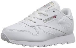 Reebok Infant toddler Classic Leather Sneaker White light Grey 7.5 M Us Toddler