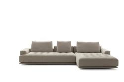 Teddy-george - Zarco Couch sofa In Grey left Daybed