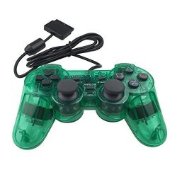 Mosuch PS2 Wired Controller For Sony Playstation 2 Green