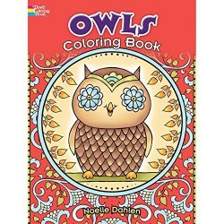 Dover Creative Haven Owls Publications Coloring Book