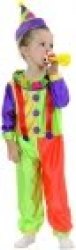 Kids Clown Costume - Ages 1 -4 Years
