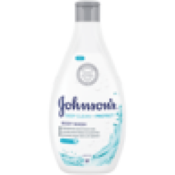 Johnsons Johnson's Deep Clean & Protect Sea Salts Body Wash Bottle 400ML
