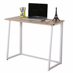 Greenforest Folding Desk For Small Spaces Home Office Computer
