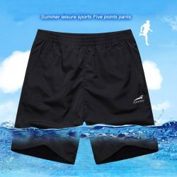 Summer Leisure Sports Five Points Pants Mens Speed Dry Loose Beach Shorts Pants