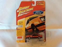 1982 FORD MUSTANG GT BRITE ORANGE "CLASSIC GOLD" 1/64 JOHNNY LIGHTNING JLSP013 A