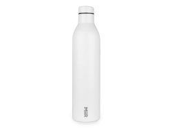 Vacuum Insulated Stainless Steel Wine Bottle 750ML White