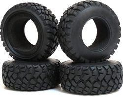 4PC Rc 2.2 3.0 Short Course Tires Tyre Fit Pro-line Rpm Jconcepts Sc Wheels Rims Black