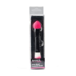 Basics Makeup Sponge fnd Brush 2IN1 Pink