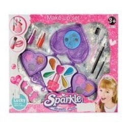 Make-up Gift Set - Pink & Purple - 7 Piece