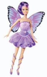 Barbie Mariposa And The Fairy Princess Friends Doll Purple
