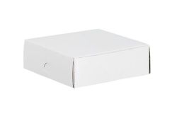 White Cake Or Takeaway Box - 50 Units - 7X 7 X 3