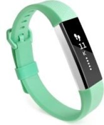 Tuff-Luv Silicone Strap for Fitbit Alta in Light Green 