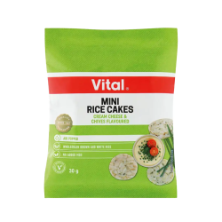MINI Rice Cakes 30G Assorted - Cream Cheese & Chives