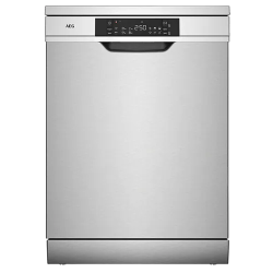 AEG 60CM 5000 Series Freestanding Dishwasher With 15 Place Setting- Stainless Steel