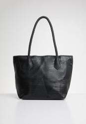 Joy Collectables Contrast Shopper Tote Bag - Black