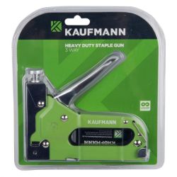 Kaufmann - Heavy Duty Staple Gun With 3 Way Function - 2 Pack