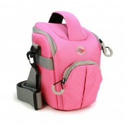 Tuff-Luv Pink Expo-1 Compact Water Resistant Top Loader Outdoor Adventure Camera Bag
