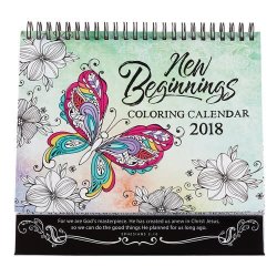 New Beginnings - Coloring Calendar 2018 - Afrikaans