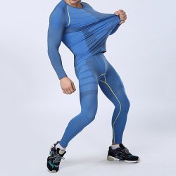 Men's Cool Dry Elastic Compression Baselayer T-shirts Tops Tights Sports Traini