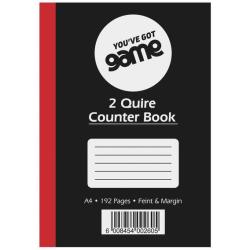 Game Hard Cover 2-QUIRE 192PG Feint Marg