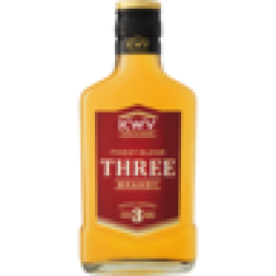 KWV Three 3 Year Old Brandy Bottle 200ML