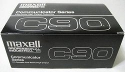 Maxell Professional Industrial Communicator Series C90 Cassette Tapes Pack Of 10