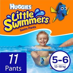 Huggies Little Swimmers Nappies Size 5-6 11'S