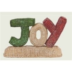 10cm - "joy" Table Ornament