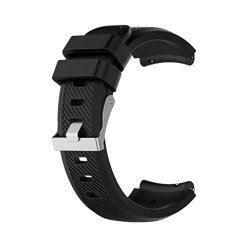 Alonea Huami Watch Band Soft Silicagel Sports Watch Band Strap For Huami Amazfit Stratos Smart Watch 2 Black