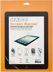 Hagz Screen Barrier - Screen Protector For Apple Ipad MINI 3 Retina Display Ipad MINI - Clear - With Iklear Screen Cleaner - JAPH-510HC-IM Usa