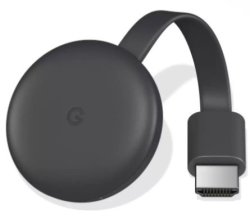 Google Chromecast HDMI Wireless Video Streaming Media Player 3RD Gen Black- Used- Good Condition