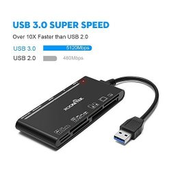 Rocketek USB 3.0 Memory Card Reader writer For Cf Card Xd Card Sd Card Micro Sd Card Ms Card Adn Ms Micro Card With A