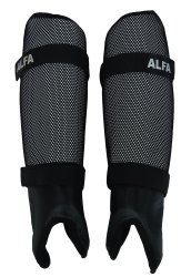 Alfa Hockey Shin Guard Light Weight Unbreakable Pvc Material Ankle Sleeve - Size Small ALF-SG3A-1