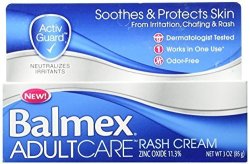 Balmex Adult Care Rash Cream 3 Oz Pack Of 2
